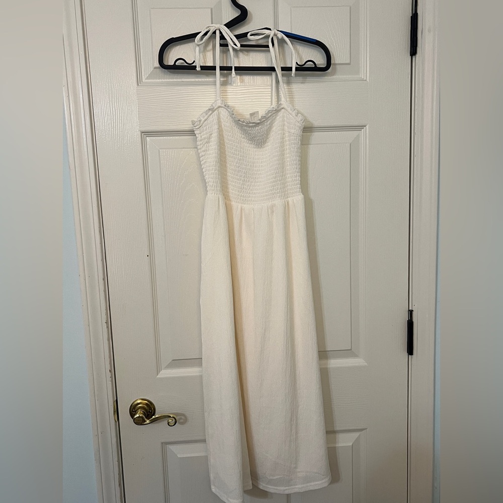 H&M Cream Spaghetti Strap Sundress for Weddings